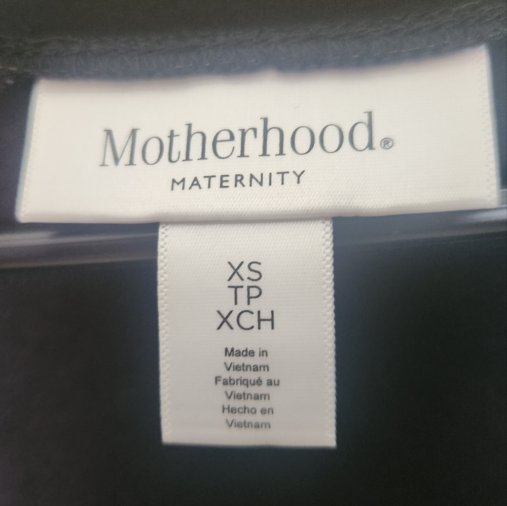 Motherhood Maternity Rouched Black Bodycon Dress Size XS - Picture 5 of 6